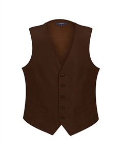 Мужской деловой костюм-жилет, цвет Light Brown Gioberti