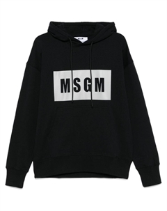 Толстовка с логотипом, черный Msgm