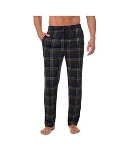 Мужские пижамные штаны с усилением в дальнем инфракрасном диапазоне, цвет Green Plaid Cuddl duds