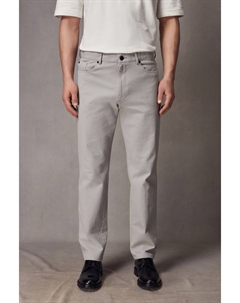 Текстурированные элегантные брюки чинос с эластичной отделкой, серый Next