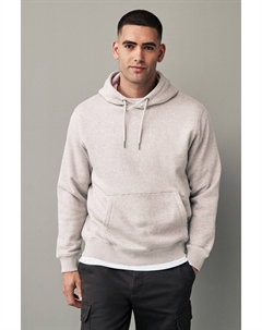 Толстовка с капюшоном из трикотажной ткани с высоким содержанием хлопка, нейтральный Next