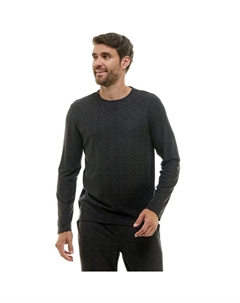 Мужская пижама из вафельной ткани с длинными рукавами, цвет Dark Grey Sonoma goods for life