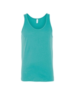 Белла + майка из холщового джерси, цвет Teal Bella+canvas