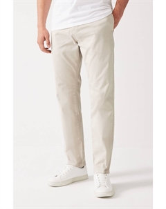 Брюки чиносы облегающего кроя из высококачественной ткани стретч, серый Next