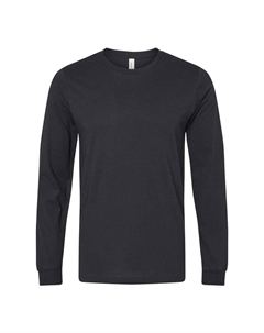 Футболка унисекс из джерси с длинными рукавами BELLA + CANVAS, цвет Vintage Black Bella+canvas