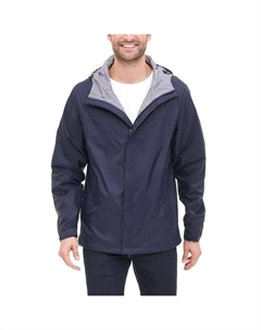 Мужская дождевик с капюшоном, темно-синий Tommy hilfiger