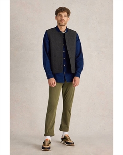 Жилет из шерсти Mckay, серый White stuff