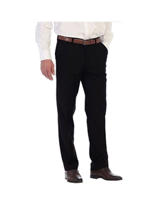 Мужские классические брюки со скрытой расширяемой талией, черный Gioberti