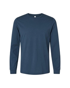 Футболка унисекс из джерси с длинными рукавами BELLA + CANVAS, цвет Vintage Navy Bella+canvas