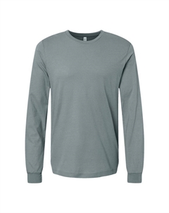 Футболка унисекс из джерси с длинными рукавами BELLA + CANVAS, цвет Blue Storm Bella+canvas