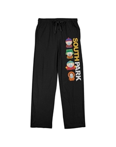 Мужские брюки для сна с персонажами Южного парка, черный Licensed character