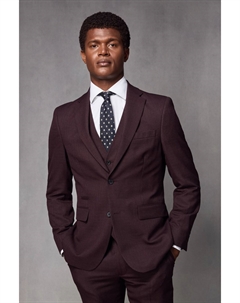 Тексту шерстяной пиджак, красный Next