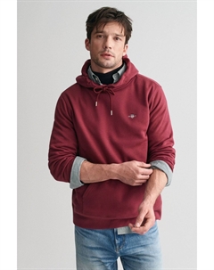 Обычная толстовка с капюшоном, красный Gant