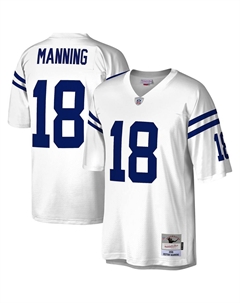 Мужская белая майка Peyton Manning Indianapolis Colts Legacy Replica, цвет Clt White Mitchell and ness