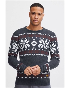 Пуловер Strick, синий Solid