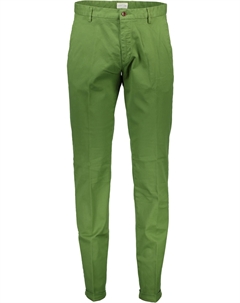 Зеленые хлопковые мужские брюки Gant