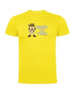 Футболка Born To Trekk, желтый Kruskis