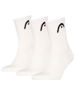 Носки 701229016 short 3 units, белый Head
