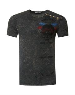 Классическая футболка Shirt, серый Rusty neal