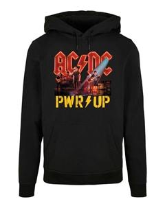Пуловер Basic ACDC Rock Band Music PWRUP Stage Lights, черный F4nt4stic