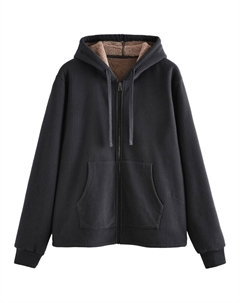 Толстовка с капюшоном на молнии Zip-Up Hoodie, антрацит Next