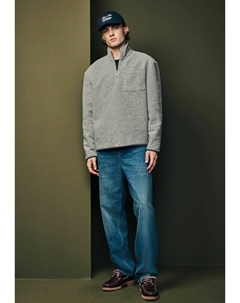 Джемпер ZIP NECK, серый Next