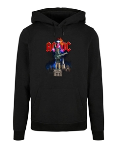 Пуловер Basic ACDC Rock Band Music Angus NYC Lightning, черный F4nt4stic