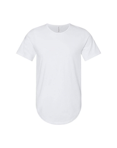 Футболка Bella + из холщового джерси с закругленным краем, белый Bella+canvas