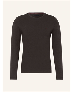 Лонгслив, черный Tommy hilfiger