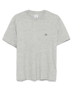 Футболка с вышитым логотипом компании CP, серый C.p. company