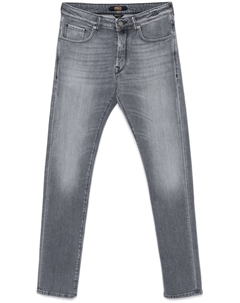 Узкие джинсы, серый Incotex