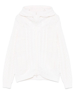 Кардиган CP Company с косами, белый C.p. company