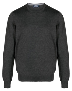 Джемпер из вирджинской шерсти, серый Barba