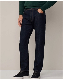 Мужские джинсы классического кроя, ополаскиваемые, синий Hackett