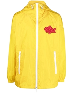 Куртка с капюшоном и нашивкой-логотипом, оранжевый Dsquared2