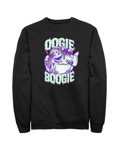 Мужская флисовая рубашка с рисунком 's «Кошмар перед Рождеством» Oogie Boogie, черный Disney