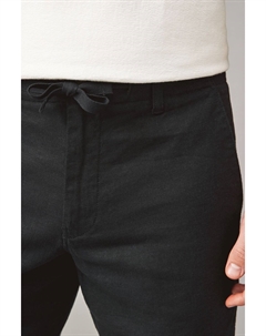 Шорты из льна и вискозы, черный Next