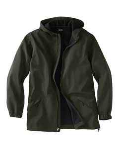 Мужской дождевик на флисовой подкладке для больших и высоких размеров, цвет Forest Green Kingsize