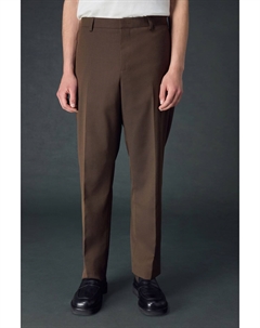 Свободные брюки из твила, коричневый Next