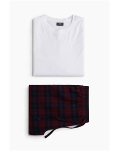 Пижамы стандартного кроя, белый H&m