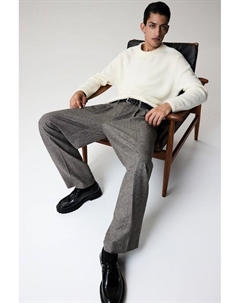 Свитер тонкой вязки обычного кроя, бежевый H&m