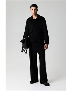 Жакет из смесовой шерсти, черный H&m