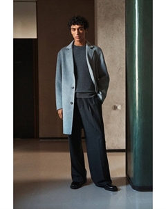 Шерстяное пальто, серый H&m