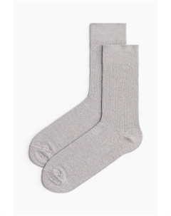 Ребристые носки, серый H&m