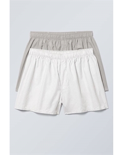 Боксеры, 2 пары, серый Weekday