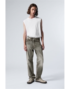 Прямые джинсы свободного кроя, серый Weekday