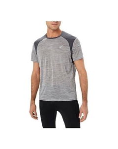 Футболка дорожные с коротким рукавом, серый Asics