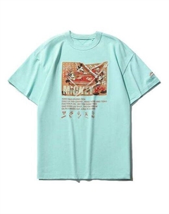 Футболка с принтом в стиле Disney Fashion, голубой Li-ning