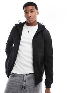 Черная куртка из софтшелла с флисовой спинкой Tonal Lyle & scott