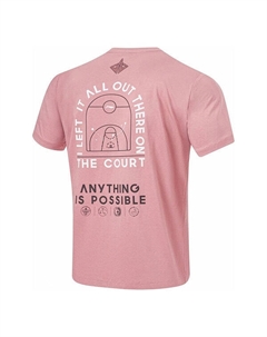 Футболка с графическим рисунком баскетбольная футболка, розовый Li-ning